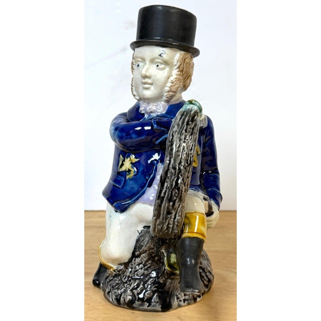 Victorian Majolica “Three-Legged Gentleman” Teapot, William Brownfield & Sons For Sale - Image 15 of 18