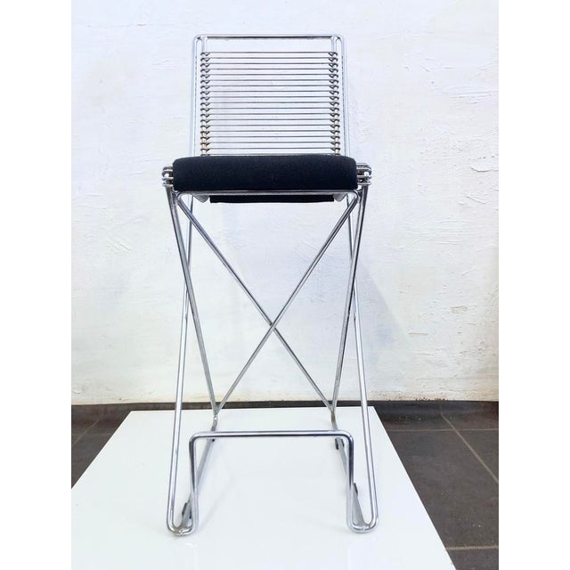 1980s Kreuzschwinger Bar Stools by Till Behrens for Schlubach, 1980s, Set of 2 For Sale - Image 5 of 12