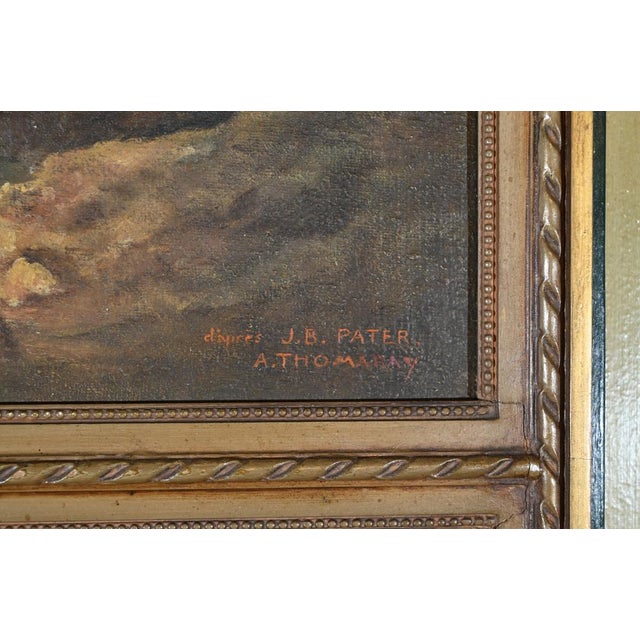 Early 19th Century Restoration Trumeau Mirror in Gilded Wood For Sale - Image 12 of 18