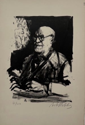 Arbit Blatas, Lithuanian French Artist Arbit Blatas Lithograph Henri Matisse Ecole D'Paris, 1962