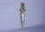 14" English Antique Brass Knight in Armor Dagger Letter Opener Wall Hanging Decor This unique piece could be a letter...