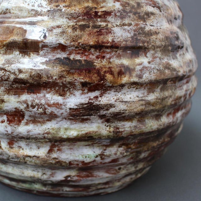 French Ceramic Vase by Alexandre Kostanda, 1950s For Sale - Image 14 of 18