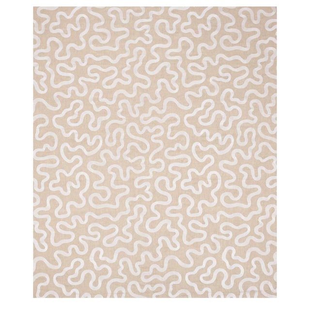 A modern take on a classic vermicelli pattern, Riley features a loose meandering motif embroidered in fine thread on a...
