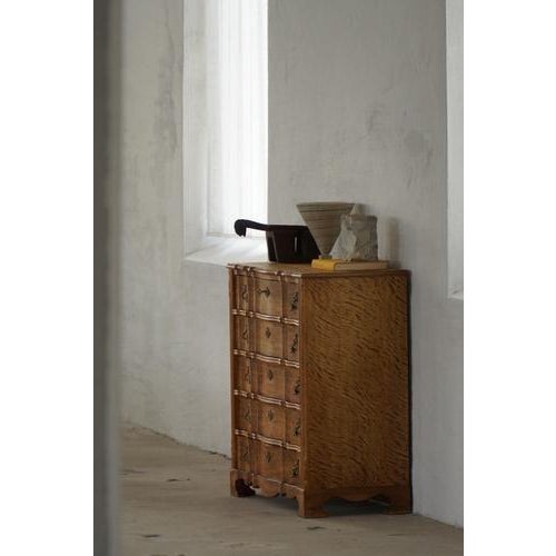 Mid-Century Modern Danish Chest of Drawers in Oak from Henning Kjærnulf, 1960s For Sale - Image 4 of 18