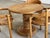 Round Sculptural Pine Pedestal Table, Denmark, 1970s For Sale - Image 9 of 11
