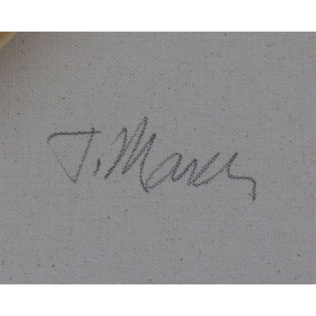 Purple Acrylic on Canvas Abstract Painting by James Massena March For Sale - Image 8 of 8