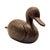 Wood Minimalist Hand-Carved Solid Wood Duck Sculpture, Decoy Form, 14.25" For Sale - Image 7 of 14