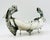 A striking and highly sculptural Mexican silver-plated centerpiece bowl handcrafted in Taxco, Mexico, featuring an...