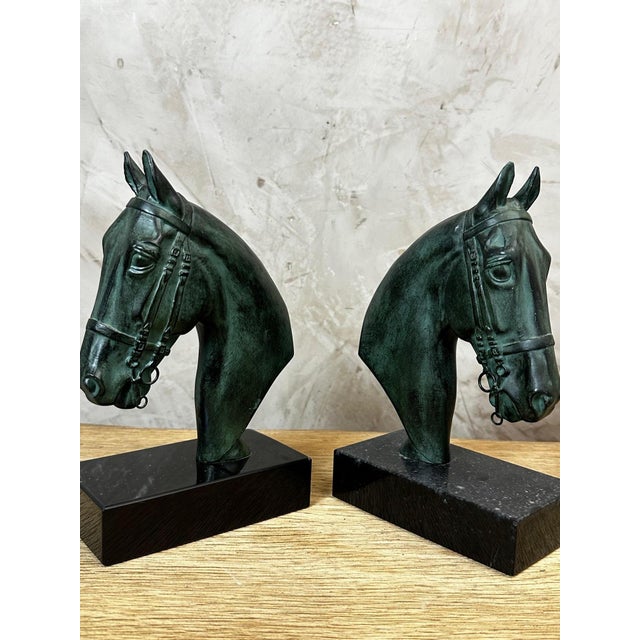 Vintage Horse Bookends, 1950, Set of 2 For Sale - Image 9 of 12