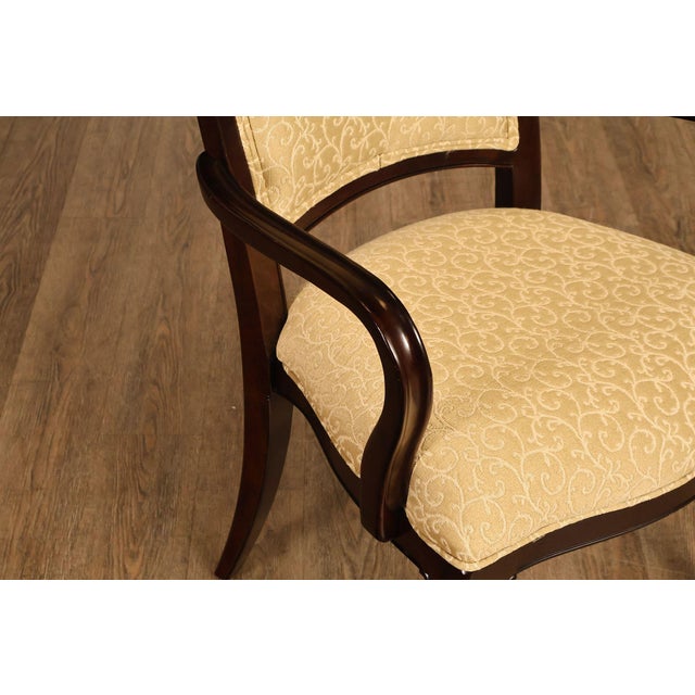 Thomasville Transitional Set of Eight Mahogany Dining Chairs For Sale - Image 18 of 18