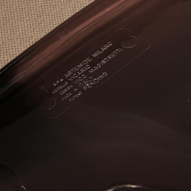 Vintage Vicario Lounge Chairs by Vico Magistretti for Artemide, 1970, Set of 8 For Sale - Image 6 of 7