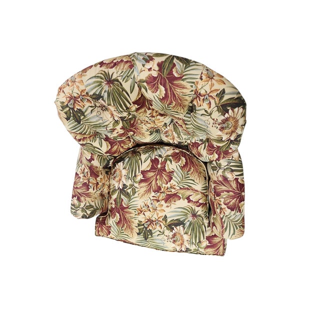 Mid 20th Century Vintage Thomasville Attributed Palm Beach Style Armchair For Sale - Image 5 of 7