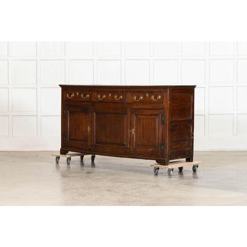Late 18th Century George III English Oak Dresser Base, 1790s For Sale - Image 5 of 18