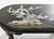 Vintage Chinese Black Lacquer Oval Coffee Table – Mother of Pearl Inlay Chinoiserie For Sale - Image 4 of 8