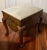 Antique 18th Century English George III Walnut Commode Foot Stool For Sale - Image 9 of 12