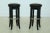 Modern Black & Chrome Revolving Bar Stools - a Pair For Sale In Philadelphia - Image 6 of 6