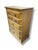 Beautiful vintage dresser featuring a warm oak finish, carved drawer fronts, and classic Mediterranean-inspired detailing...