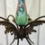 Chandelier in Hand Painted Ceramic and Metal For Sale - Image 9 of 10