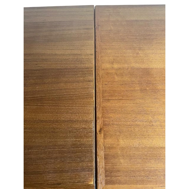 Danish Extendable Teak Dining Table by Willy Sigh for H. Sigh and Sons Mobelfabrik, 1960s For Sale - Image 3 of 13