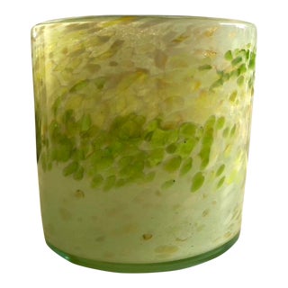 Henry Dean Blown Glass Vase Centerpiece For Sale