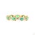 3.28 Carat Round Brilliant Cut Diamond Emerald Gold Bracelet For Sale In New York - Image 6 of 9