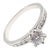 Tiffany & Co. Platinum 0.59ctw Diamond Engagement Ring sz 5.25 For Sale