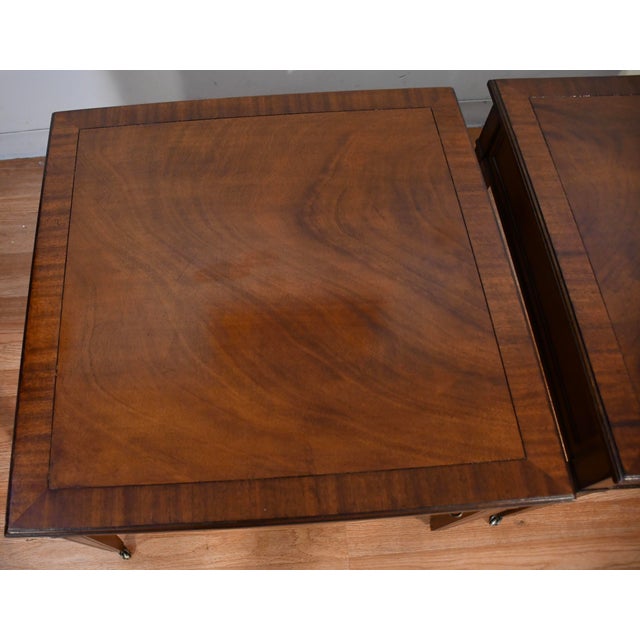 We are pleased to offer this beautiful pair of side tables ( by Brandt Hagerstown Maryland ), from the 1930. This Pair is...