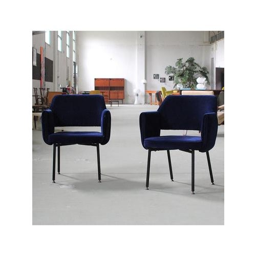 Blue Armchairs, 1950s, Set of 2 For Sale - Image 14 of 14