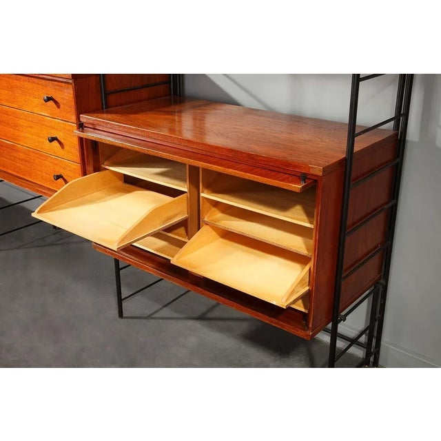 Scandinavian Wooden Bookshelf, 1960s For Sale - Image 18 of 18
