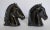 Black American Deco Pair of Ceramic Black Horse Head Bookends by Abingdon Pottery, 1940s For Sale - Image 8 of 11