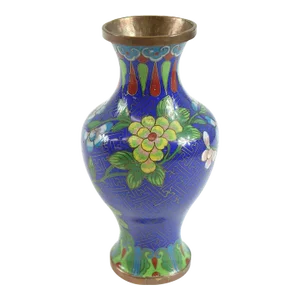 Late 19th Century Chinese Decorative Cloisonne Vase