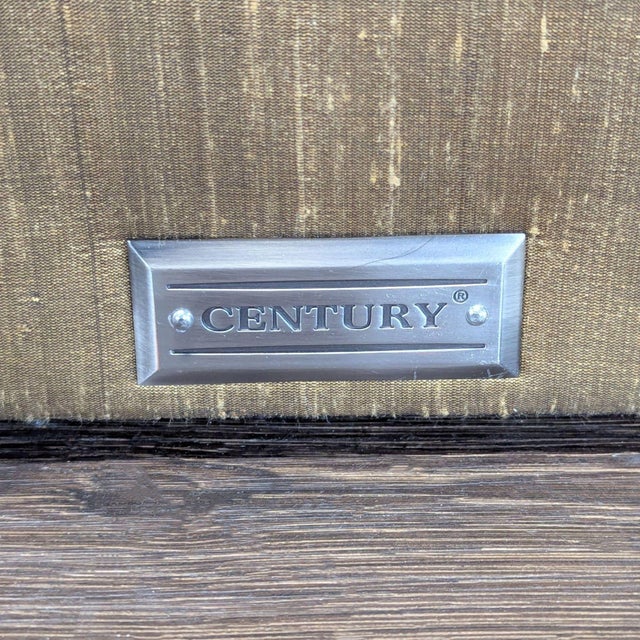 Century Furniture Skirted Silk Ottoman For Sale In San Francisco - Image 6 of 6
