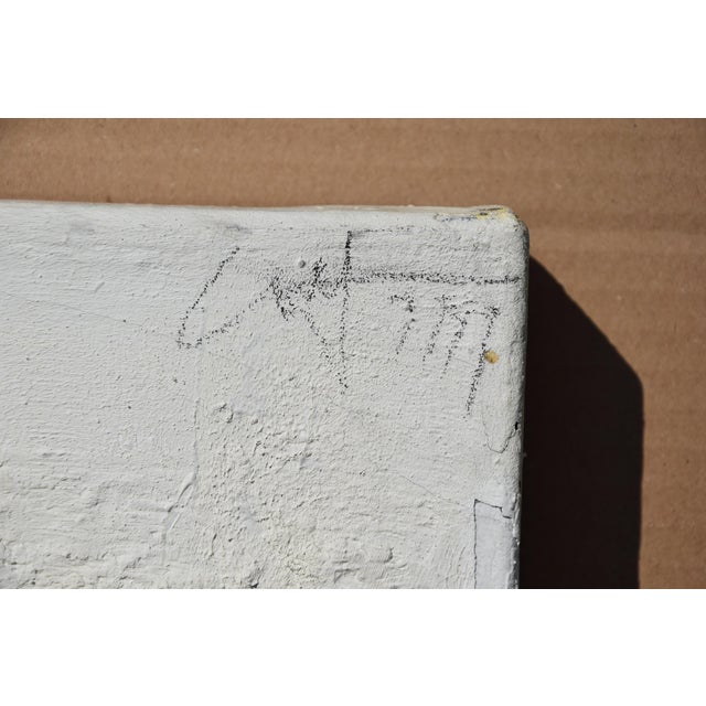 White Klaus Neuper, Klaus Neuper, 1997, große Mischtechnik in Weiß, Informel, Mixed Media on Canvas For Sale - Image 8 of 10