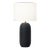 Hable by Visual Comfort Studio Fanny Slim Table Lamp in Rough Black Ceramic For Sale