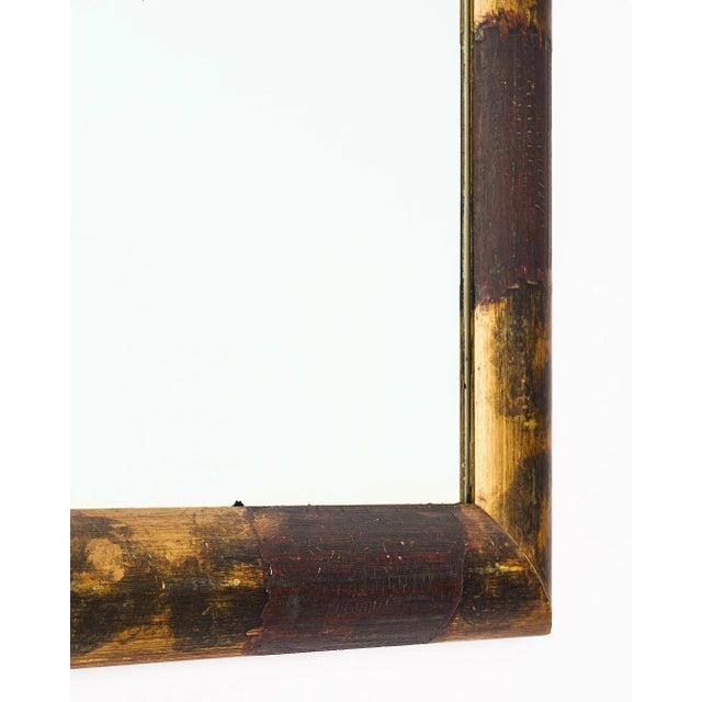 Wood Wood and Gold Leaf Vintage Mirror For Sale - Image 7 of 9