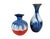 Chinoiserie Chinoiserie Contemporary Shiwan Stoneware Pottery Set of Two Vases For Sale - Image 3 of 6