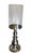Towle Silversmiths Vintage Towle Chrome-Plated Metal Candle Holders With Hurricane Glass Shades - A Set of 3 For Sale - Image 4 of 12
