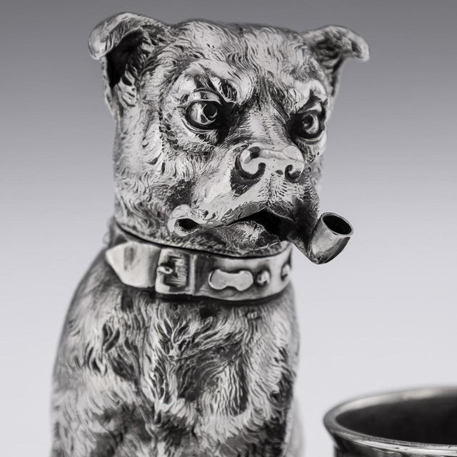 19th Century Victorian Silver Smoking Compendium from James Hennell, 1880s For Sale - Image 17 of 18