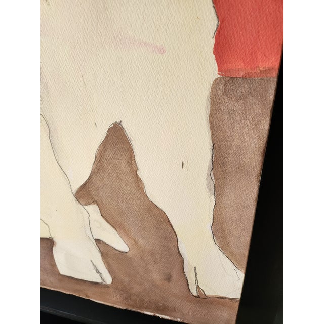 Early 21st Century Fabulous Fine Art Water Media Painting Superior Pig Artist Roberta Dyer For Sale - Image 5 of 15