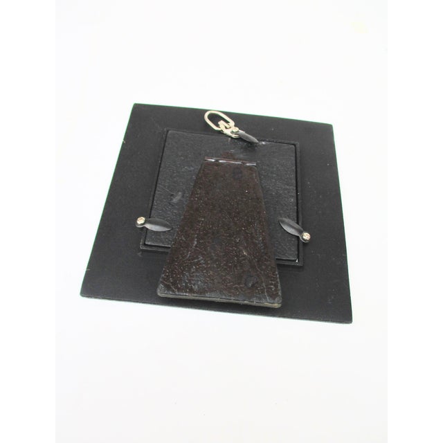 Metal frame with dark Bronze patina. Arts and crafts pattern in a crisp classic pattern The metal is heavy aluminum or...