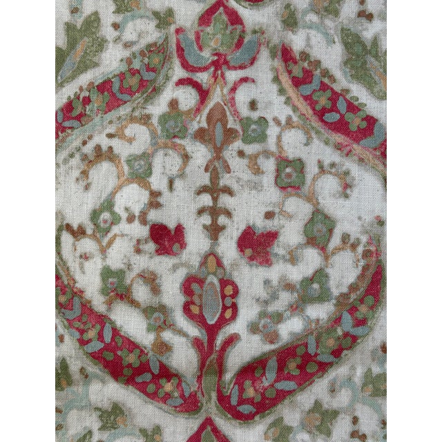 Traditional Colefax & Fowler Yasamin Linen Fabric 5 Yards F4743-01 For Sale - Image 3 of 6