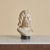 A 20th Century French plaster bust sculpture, likely representing Zeus, modeled in the classical tradition. The figure is...