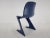 1960s Mid-Century Blue Kangaroo Chair attributed to Ernst Moeckl, Germany, 1968 For Sale - Image 5 of 10