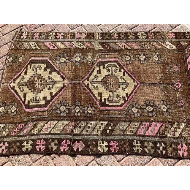 Vintage Hand Made Area Rug - 37.5" X 58" For Sale In Raleigh - Image 6 of 10