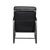 2020s Black Leather Sling Accent Chair For Sale - Image 5 of 10