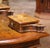 Wood 19th C. Spanish Carved Walnut Serpentine Desk With Four Drawers on Trestle Base For Sale - Image 7 of 15