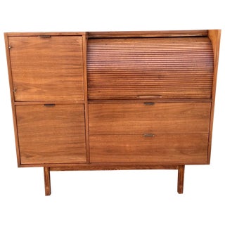 Hooker Mid-Century Walnut Secretary Desk For Sale