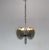 Art Deco Chrome & Glass Chandelier, 1920s For Sale - Image 9 of 15