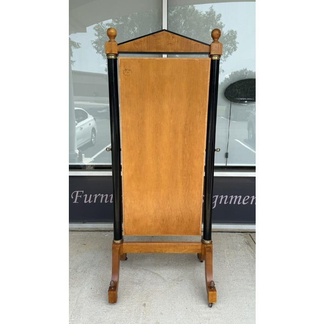 Late 20th Century Thomasville Grand Classics Cheval Mirror For Sale - Image 5 of 14