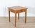 Wood 19th Century Walnut Side Table with Geometric Parquetry Top and Drawer For Sale - Image 7 of 11